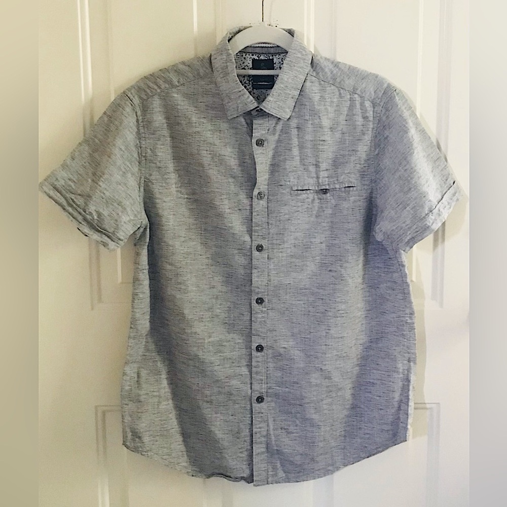 Denim & Flower Casual Shirts